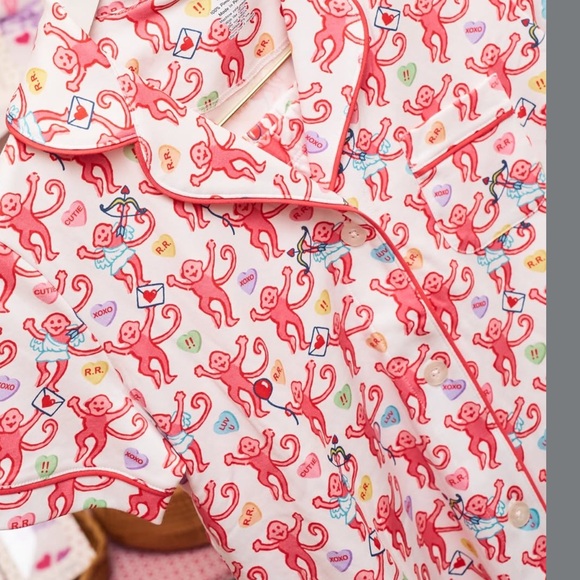 Roller Rabbit Be My Monkey Pajama Set - Picture 2 of 3